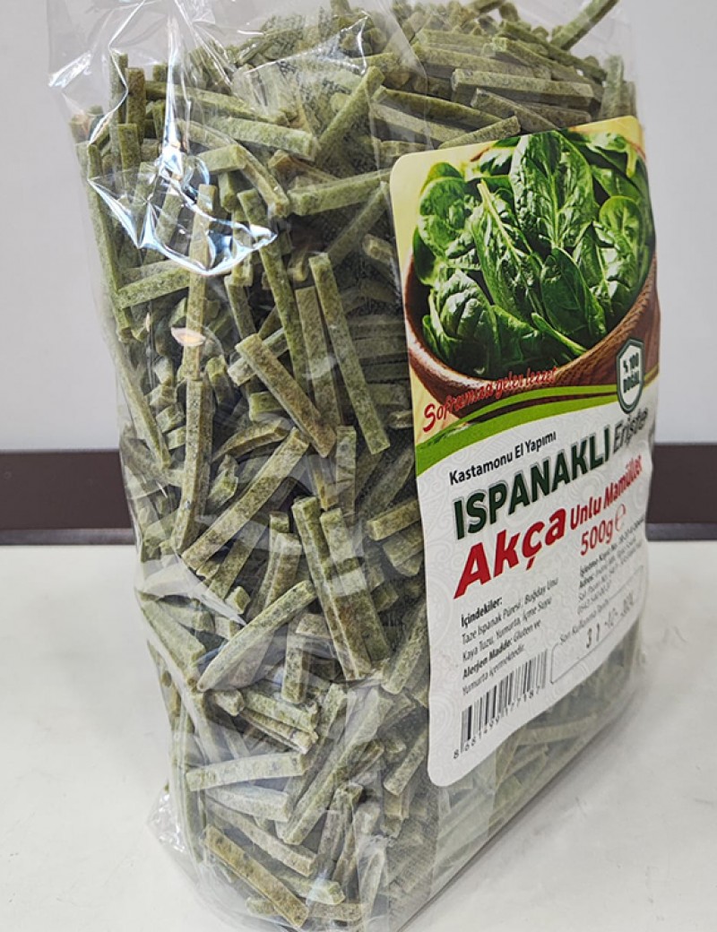 Ispanaklı Erişte (500gr)